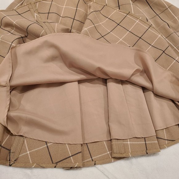 NWT Gal Meets Glam Collection Eva Plaid Midi Dress Size 6 - Picture 7 of 10